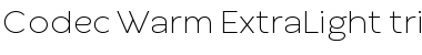 Download Codec Warm Trial Font