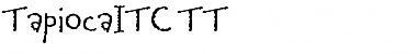 Download TapiocaITC TT Regular Font