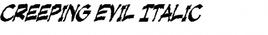 Download Creeping Evil Font