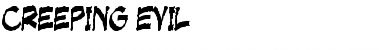 Download Creeping Evil Font