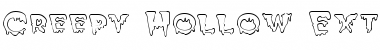 Download Creepy HollowExtended Font