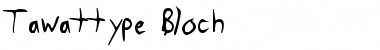 Download Tawattype Bloch Regular Font