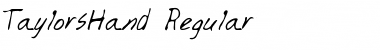 Download TaylorsHand Regular Font