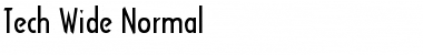 Download Tech-Wide Font