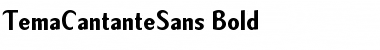 Download TemaCantanteSans Bold Font