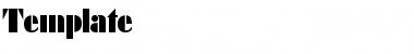 Download Template Font