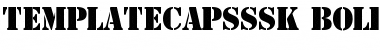 TemplateCapsSSK Font