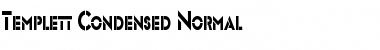 Download Templett Condensed Normal Font