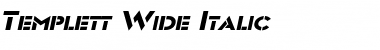 Download Templett Wide Font