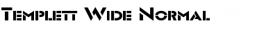Download Templett Wide Font