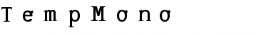 Download TempMono Font Download TempMono Font