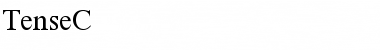 Download TenseC Font