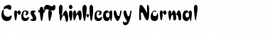 Download CrestThinHeavy Font