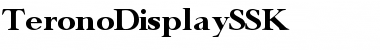 Download TeronoDisplaySSK Font