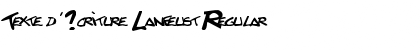 Download Texte d'?criture Lanfeust Font Download Texte d'?criture Lanfeust Font