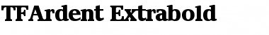 Download TFArdent Extrabold Font