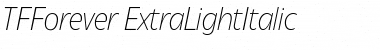 Download TFForever Light Italic Font