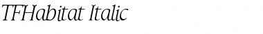 Download TFHabitat Italic Font