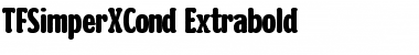 Download TFSimperXCond Extrabold Font