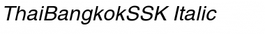 Download ThaiBangkokSSK Font