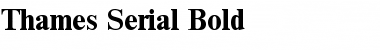 Download Thames-Serial Bold Font