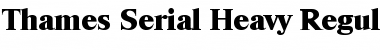 Download Thames-Serial-Heavy Regular Font