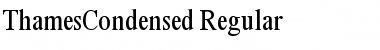Download ThamesCondensed Regular Font