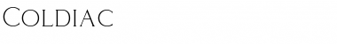 Download Coldiac Free Font