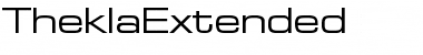 Download TheklaExtended Regular Font