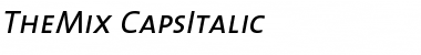 Download TheMix-CapsItalic Regular Font