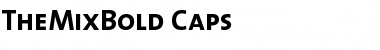 Download TheMixBold-Caps Regular Font