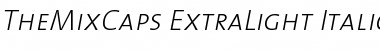 Download TheMixCaps-ExtraLight Extra Light Font