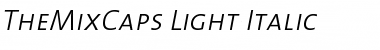 Download TheMixCaps-Light Light Font