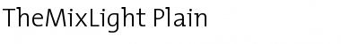 Download TheMixLight-Plain Regular Font