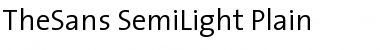 Download The Sans Semi Light- Regular Font