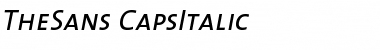 Download TheSans-CapsItalic Regular Font