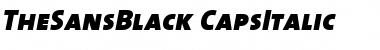 Download TheSansBlack-CapsItalic Regular Font