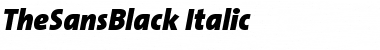 Download TheSansBlack-Italic Regular Font