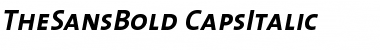 Download TheSansBold-CapsItalic Regular Font
