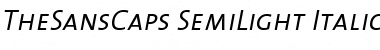 Download TheSansCaps-SemiLight Roman Font