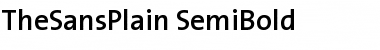 Download TheSansPlain-SemiBold Semi Bold Font