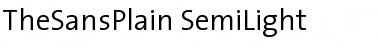 Download TheSansPlain-SemiLight Roman Font