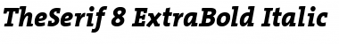 Download TheSerif ExtraBold Italic Font