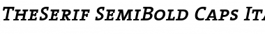 Download The Serif Semi Bold- Bold Italic Font