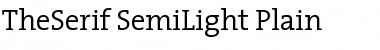 Download The Serif Semi Light- Regular Font