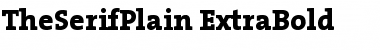 Download TheSerifPlain-ExtraBold Extra Bold Font