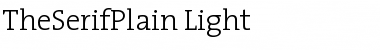 Download TheSerifPlain-Light Light Font