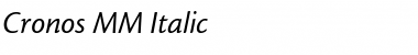 Download Cronos MM Font
