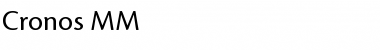 Download Cronos MM Font