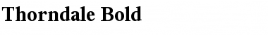 Download Thorndale Bold Font